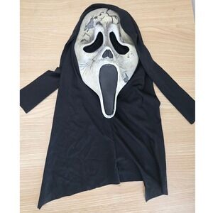 Fun World Ghost Face Mask Cracked Stone Weathered Horror Scream Limited Edition